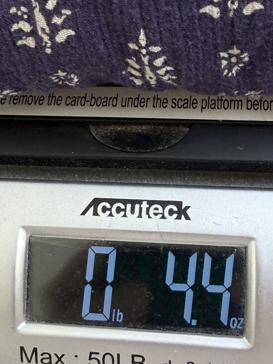 Chaps Women's 2X Blue Floral 3/4 Puff Sleeve Peasant Top boho Festival Party - Picture 8 of 8